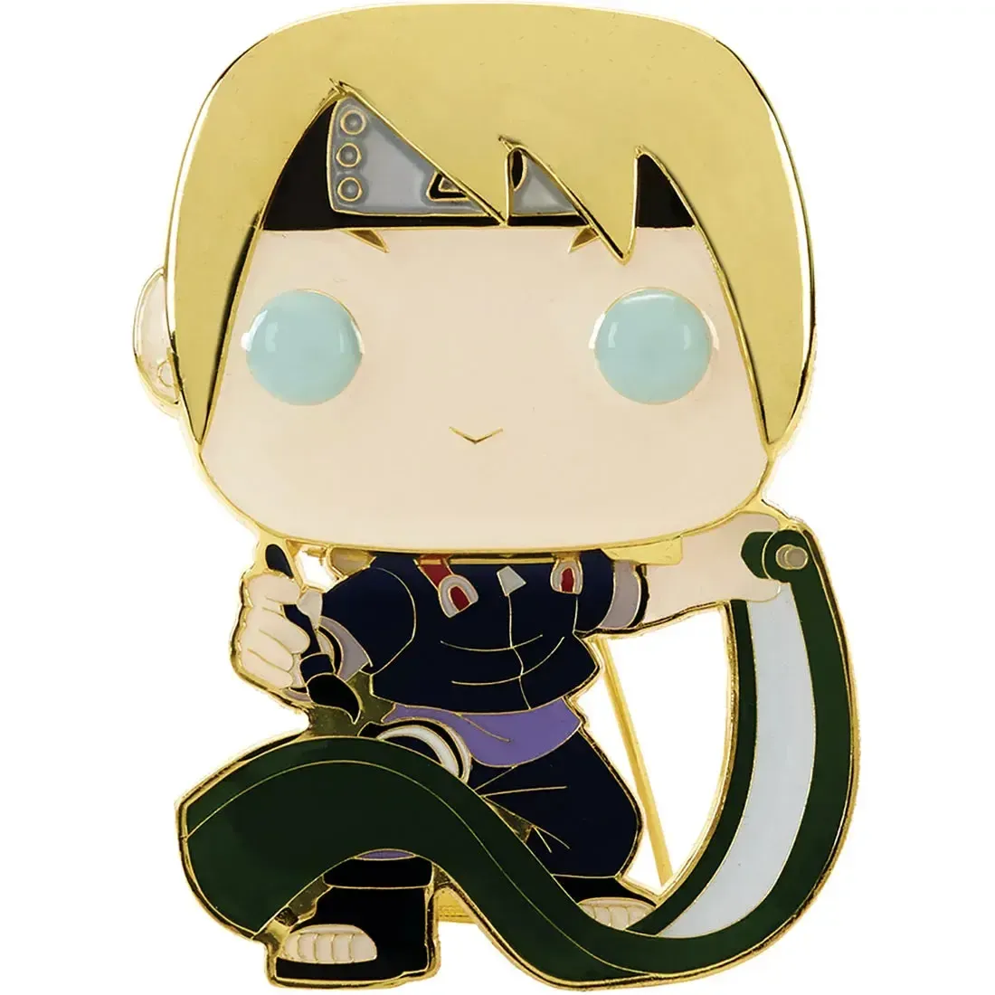 Boruto: Naruto Next Generations - Inojin Yamanaka Pin Badge (Glows in the Dark, Enamel) - Funko - POP! Anime Series (65) - Image 2