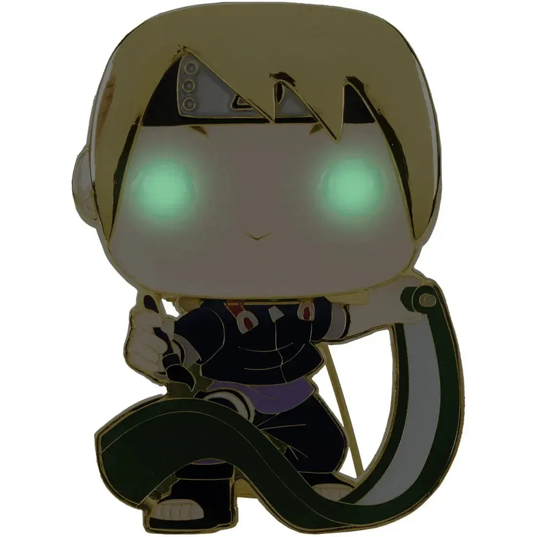 Boruto: Naruto Next Generations - Inojin Yamanaka Pin Badge (Glows in the Dark, Enamel) - Funko - POP! Anime Series (65) - Image 4