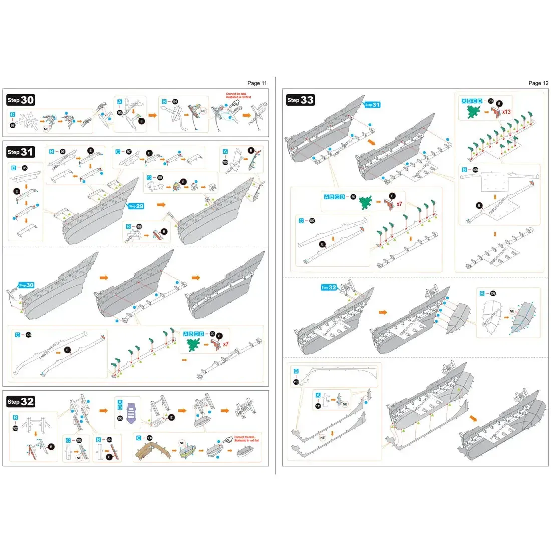 British Royal Navy - HMS Victory Ship Figure Model Kit (1:370 Scale, Steel, Challenging Difficulty) - Fascinations - Metal Earth Premium Series - Image 11