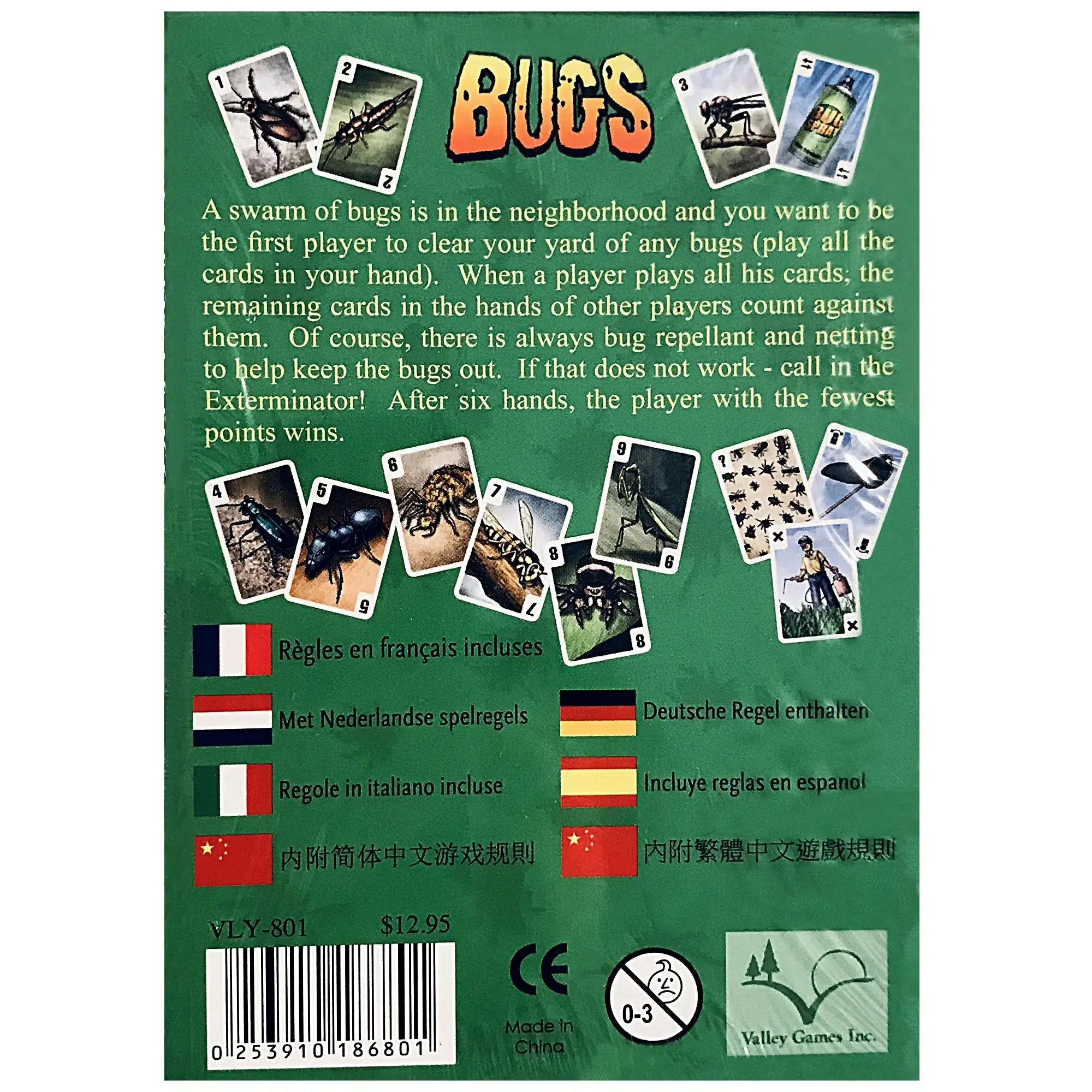 Bugs - Competitive Nature Card Game for Family, Adults, and Children (3-6 Players, Ages 10+) - Valley Games - Image 3