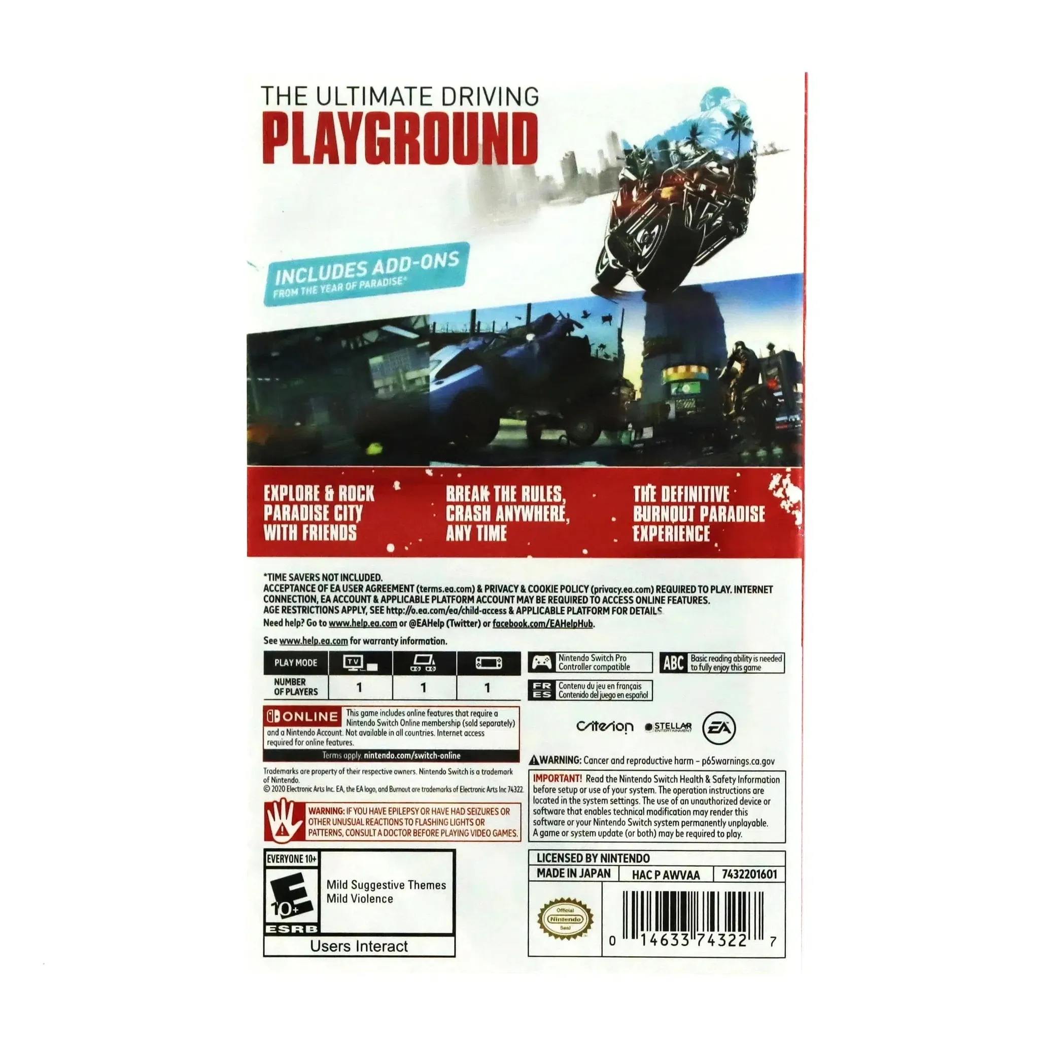 Burnout: Paradise Remastered - Nintendo Switch - Image 3