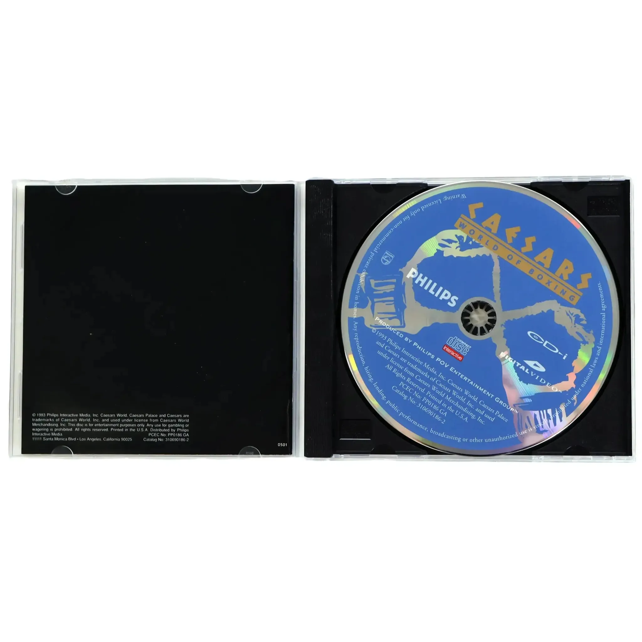 Caesars: World of Boxing - Boxing Sports Video Game (1-2 Players) - Philips CD-i - (1993) - Image 4