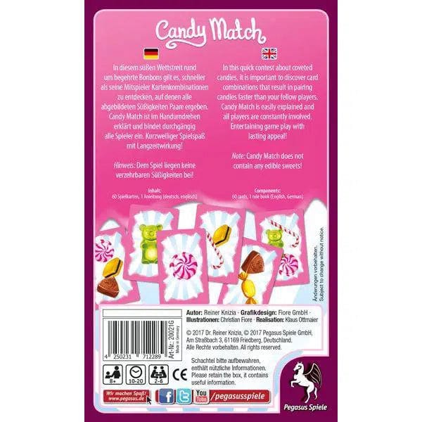 Candy Match - Dexterity Card Game (2-6 Players, Ages 8+, Children & Family) - Pegasus Spiele - Image 2