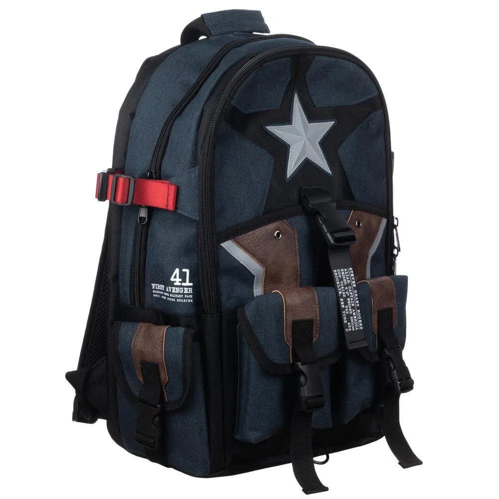 Captain America - Utility Laptop Backpack (Standard Issue) - Bioworld - Image 3