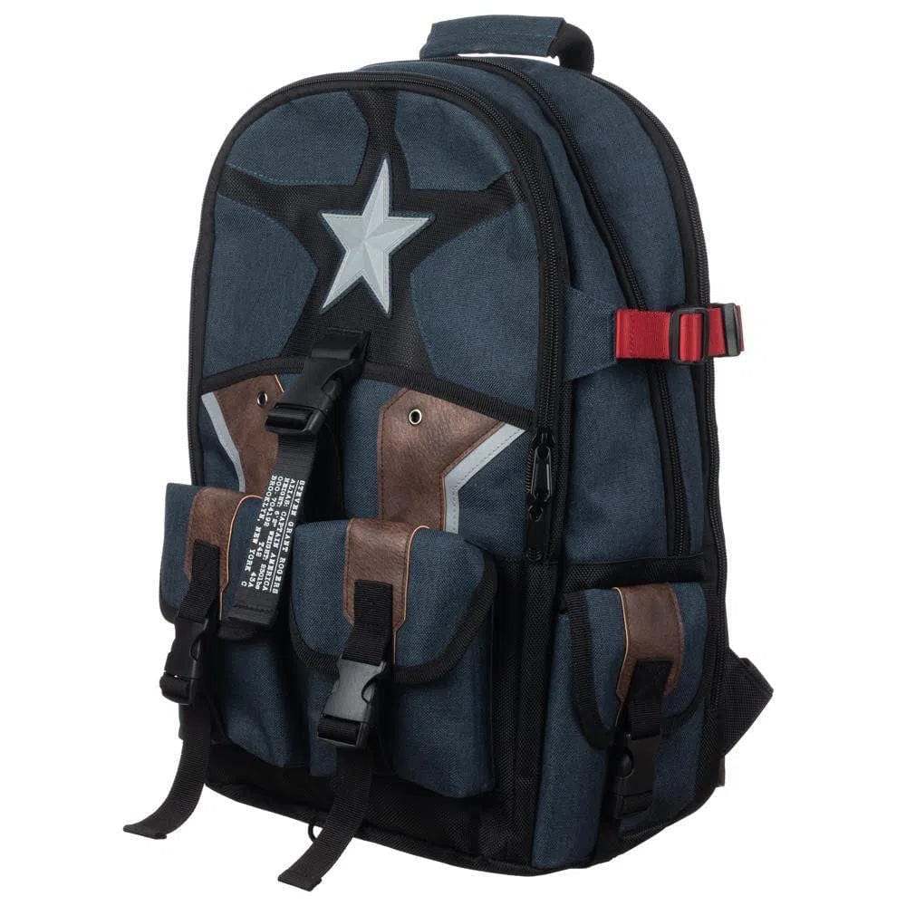 Captain America - Utility Laptop Backpack (Standard Issue) - Bioworld - Image 4