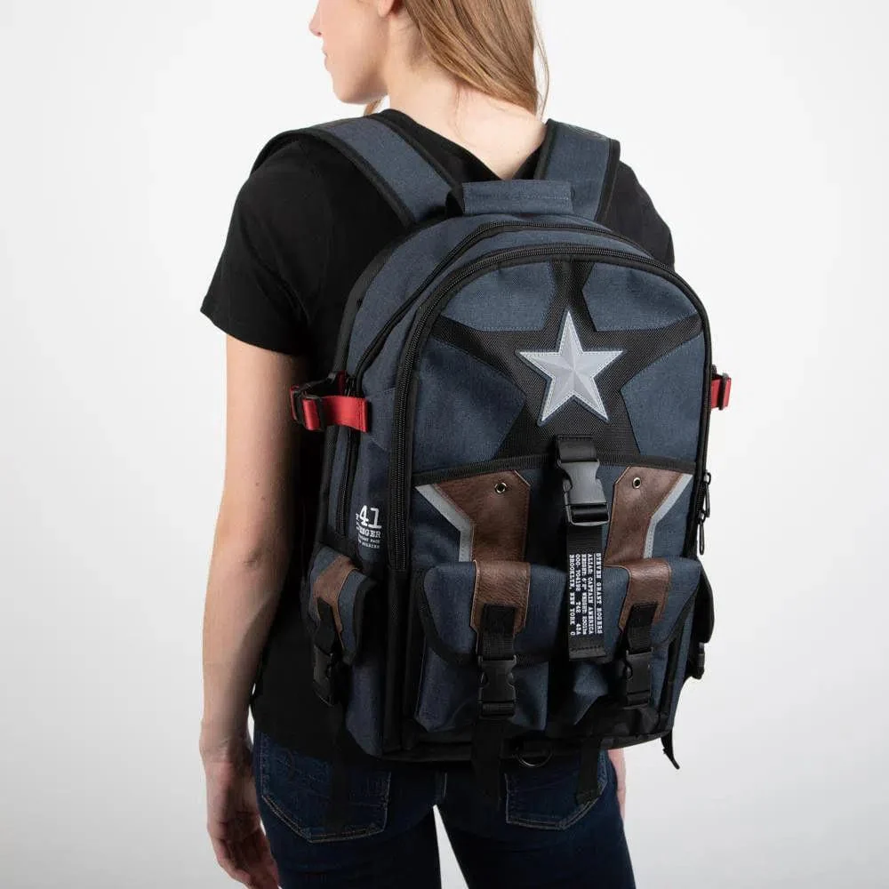 Captain America - Utility Laptop Backpack (Standard Issue) - Bioworld - Image 8