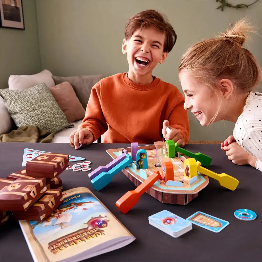 Capt'n Pepe: Treasure Ahoy! - Cooperative Pirates Board Game for Family, Adults, and Children (2-5 Players, Ages 6+) - HABA - Image 8