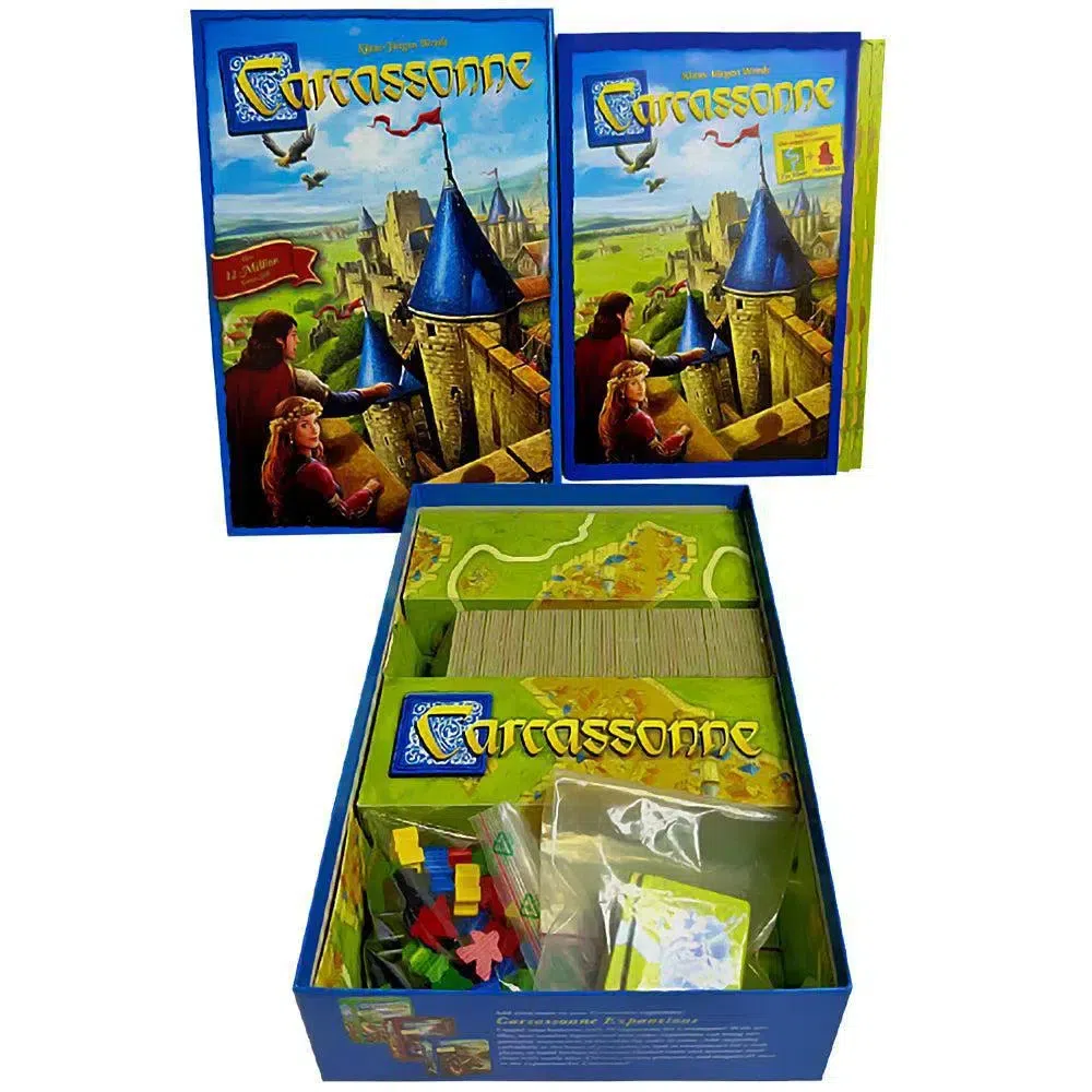 Carcassonne -Tile Placement Civilization Board Game for Family, and Adults (2-5 Players, Ages 8+) - Hans im Gluck - Image 2