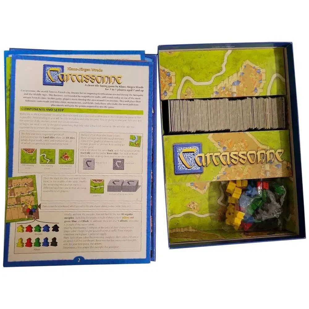 Carcassonne -Tile Placement Civilization Board Game for Family, and Adults (2-5 Players, Ages 8+) - Hans im Gluck - Image 4