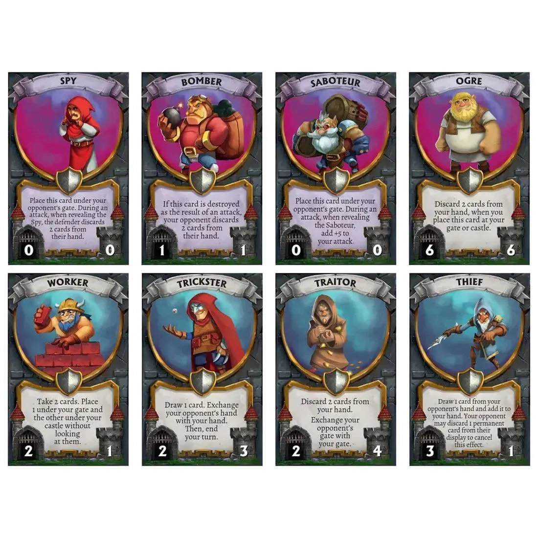Castle Rampage - Strategy War Card Game for Family, and Adults (2 Players, Ages 8+) - Pegasus Spiele - Image 4