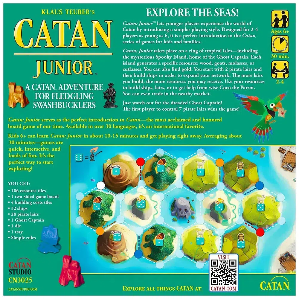 CATAN: Junior - Strategy Pirates Board Game for Family, and Children (2-4 Players, Ages 6+) - Catan Studio - Image 3
