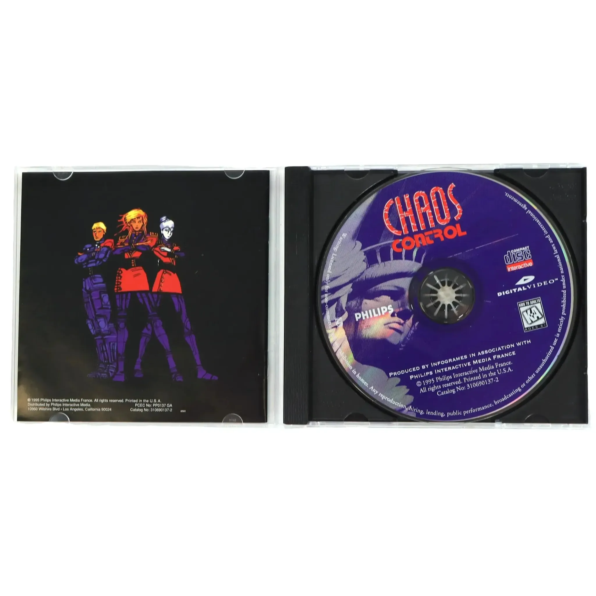 Chaos Control - Anime Rail Shooter Video Game (1 Player, Ages 12+) - Philips CD-i - (1995) - Image 4