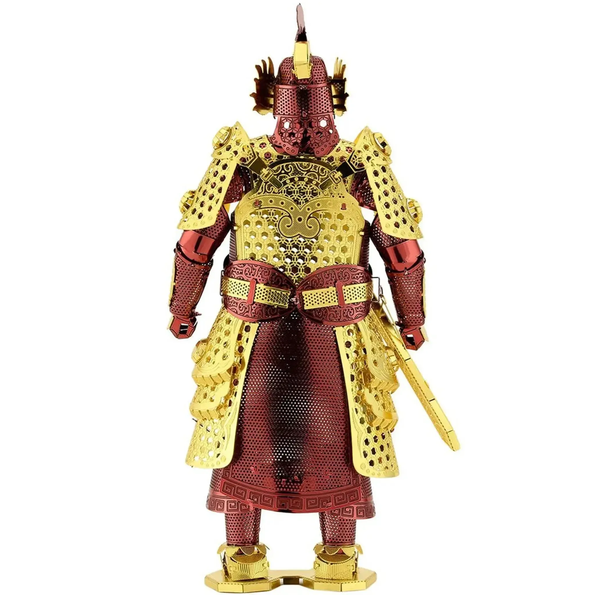 Chinese Ming Warrior Armor Figure Model Kit (Steel, Moderate Difficulty) - Fascinations - Metal Earth Series - (2022) - Image 6