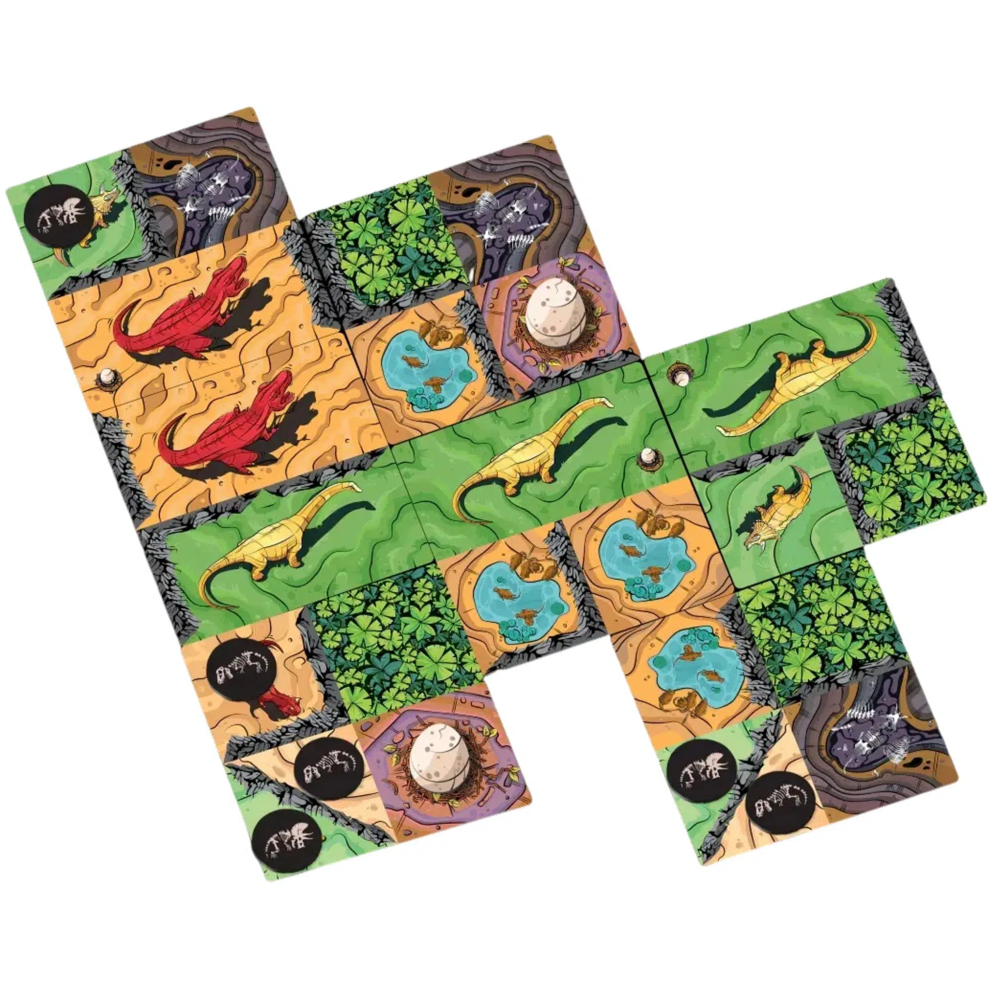 Chomp - Tile Placement Dinosaur Board Game for Family, Adults, and Children (1-4 Players, Ages 10+) - Allplay - Image 5