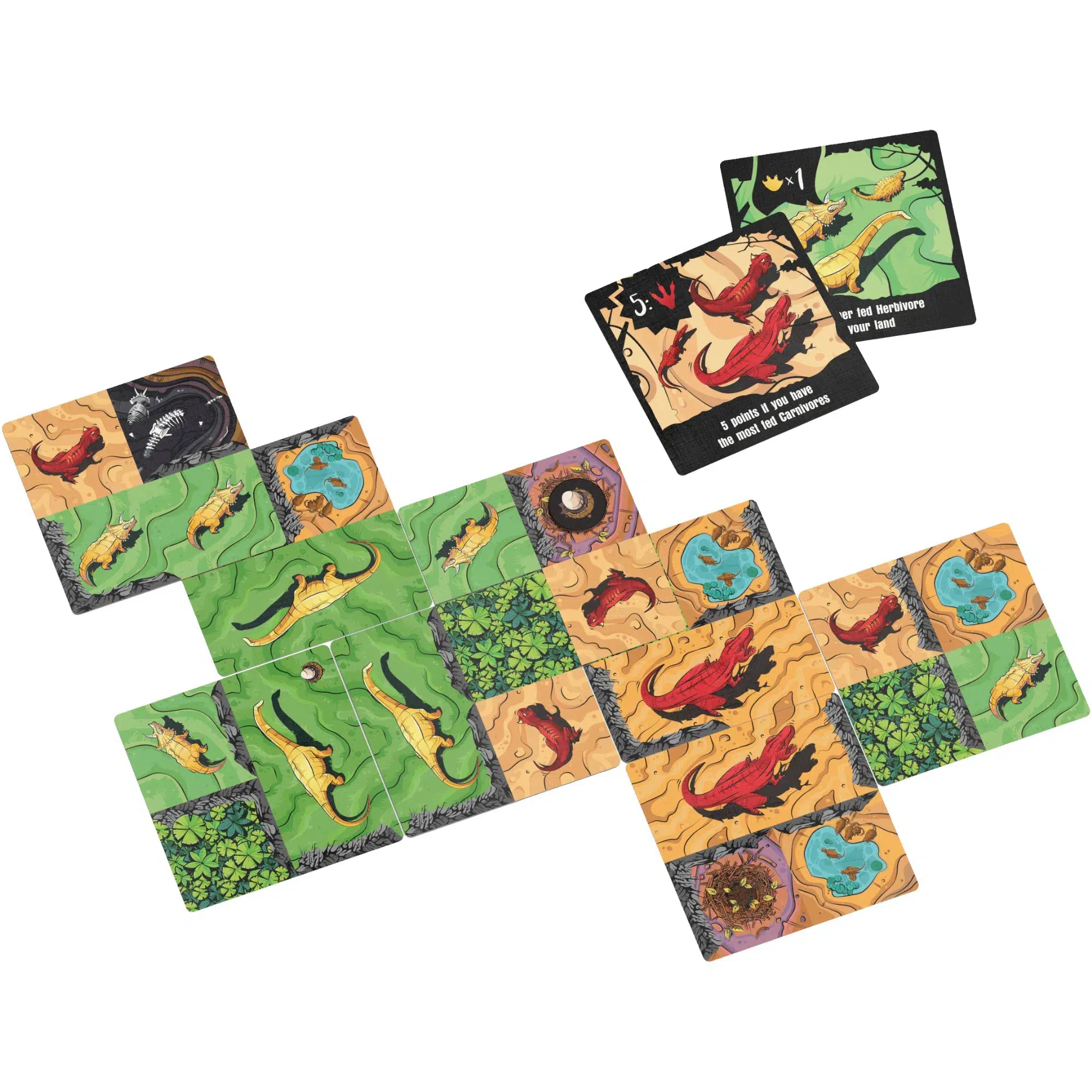 Chomp - Tile Placement Dinosaur Board Game for Family, Adults, and Children (1-4 Players, Ages 10+) - Allplay - Image 7
