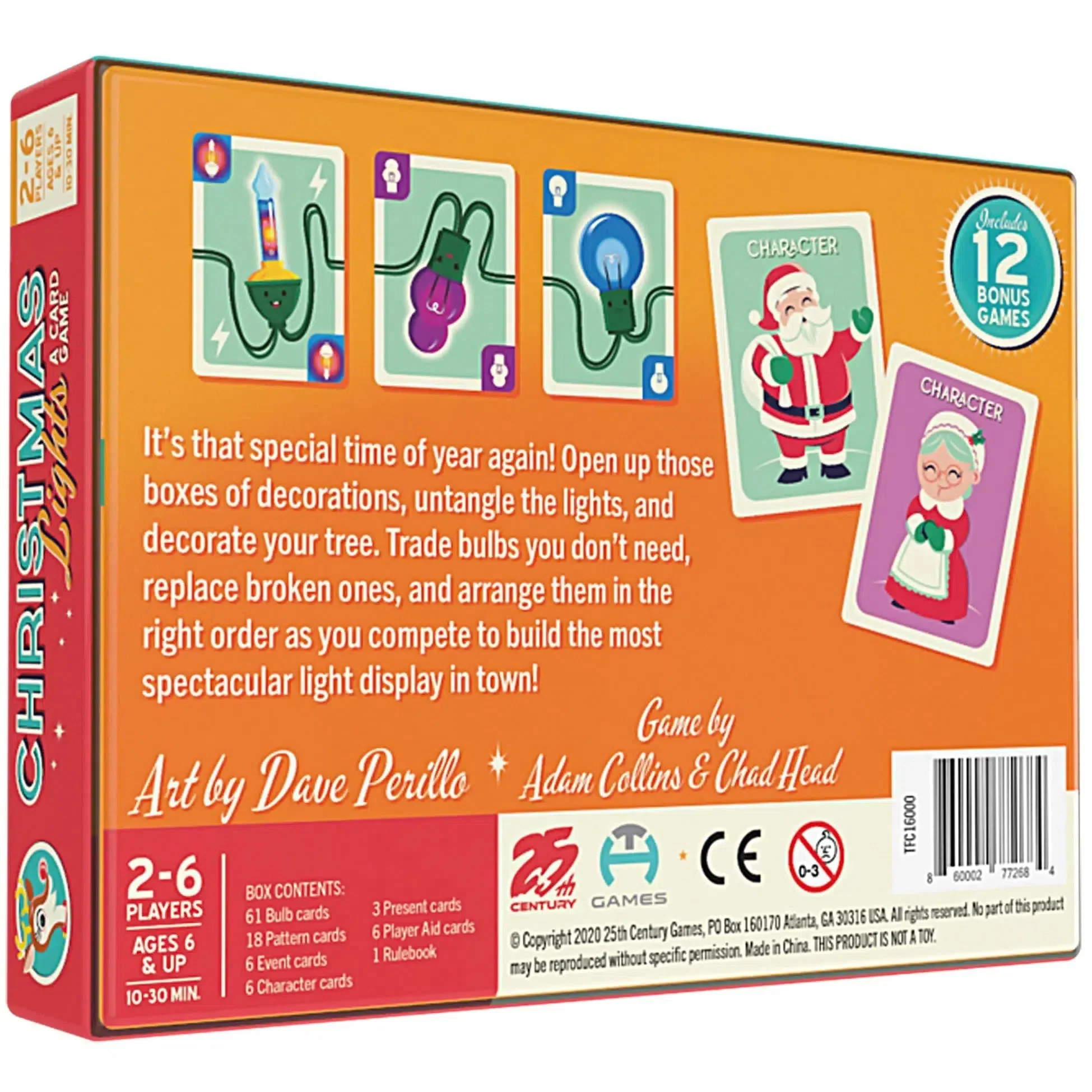 Christmas Lights - Competitive Christmas Card Game for Family, Adults, and Children (2-6 Players, Ages 6+) - 25th Century Games - Image 3