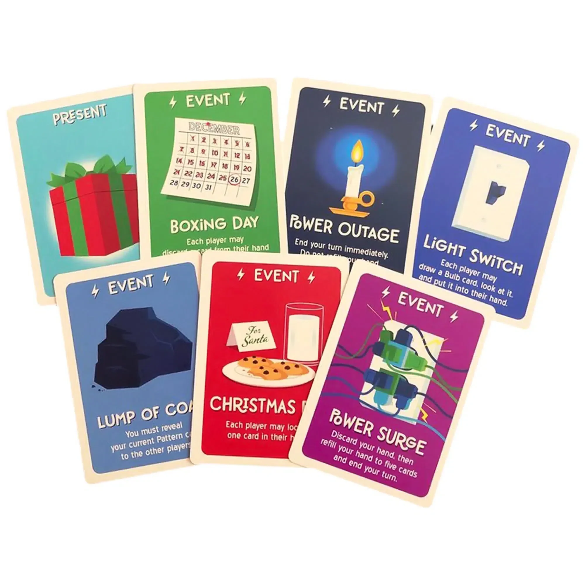 Christmas Lights - Competitive Christmas Card Game for Family, Adults, and Children (2-6 Players, Ages 6+) - 25th Century Games - Image 5