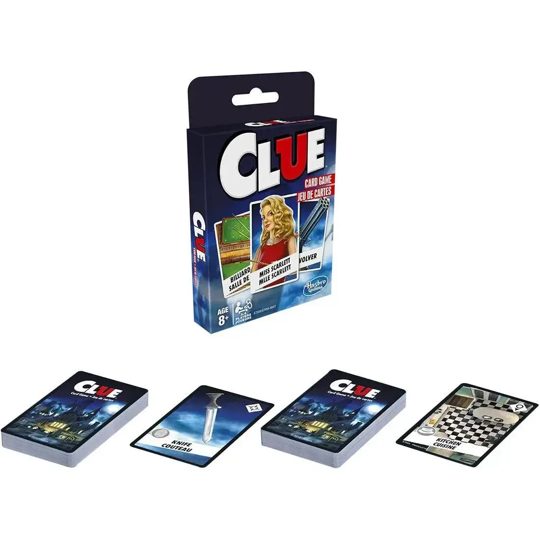 Clue - Social Deduction Mystery Card Game for Family, Adults, and Children (3-4 Players, Ages 8+) - Hasbro Gaming - Image 2