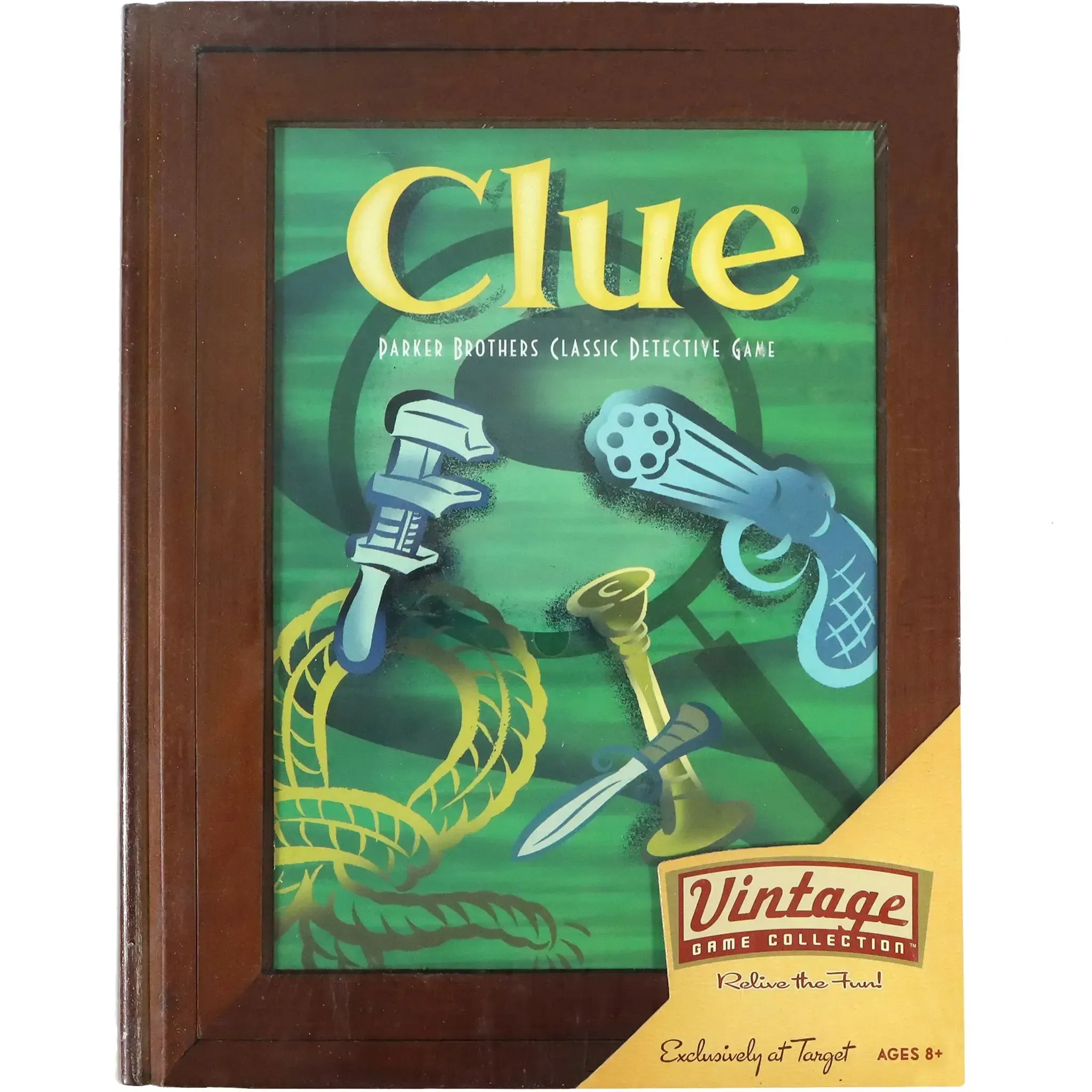 Clue: Vintage Game Collection Edition - Social Deduction Mystery Board Game for Family, Adults, and Children (3-6 Players, Ages 8+) - Hasbro [Parker Brothers] - Target Exclusive - (2005)