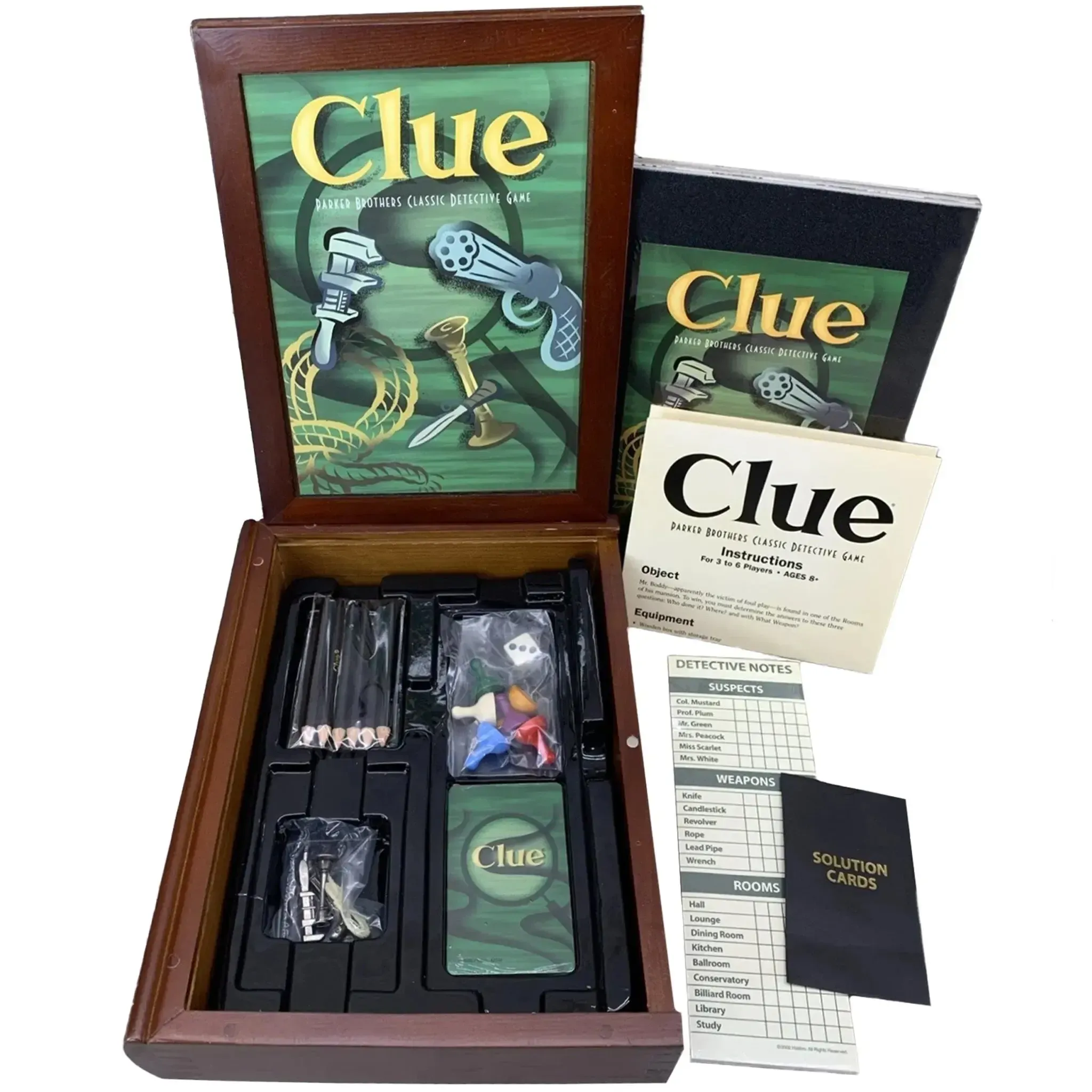 Clue: Vintage Game Collection Edition - Social Deduction Mystery Board Game for Family, Adults, and Children (3-6 Players, Ages 8+) - Hasbro [Parker Brothers] - Target Exclusive - (2005) - Image 2