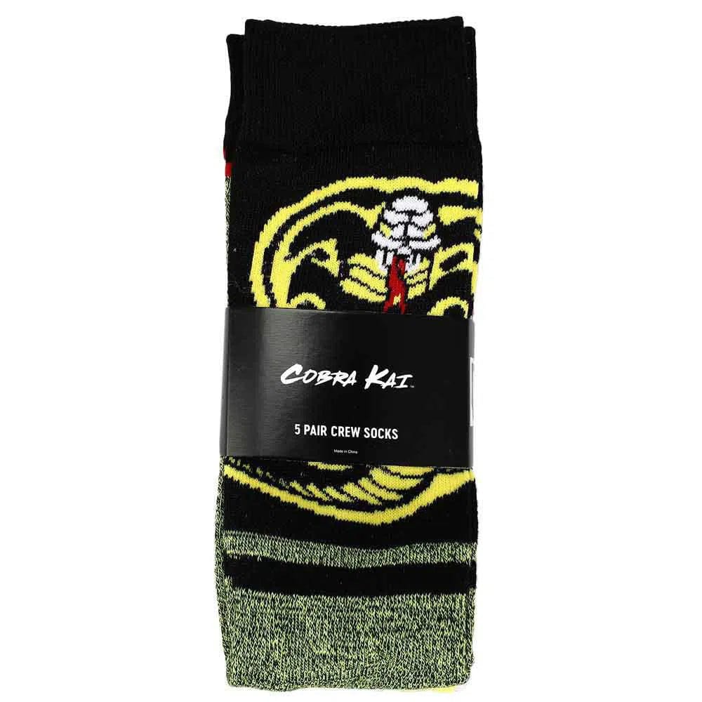 Cobra Kai - Dojo Symbol Crew Socks (5-Pair) - Bioworld - Image 7