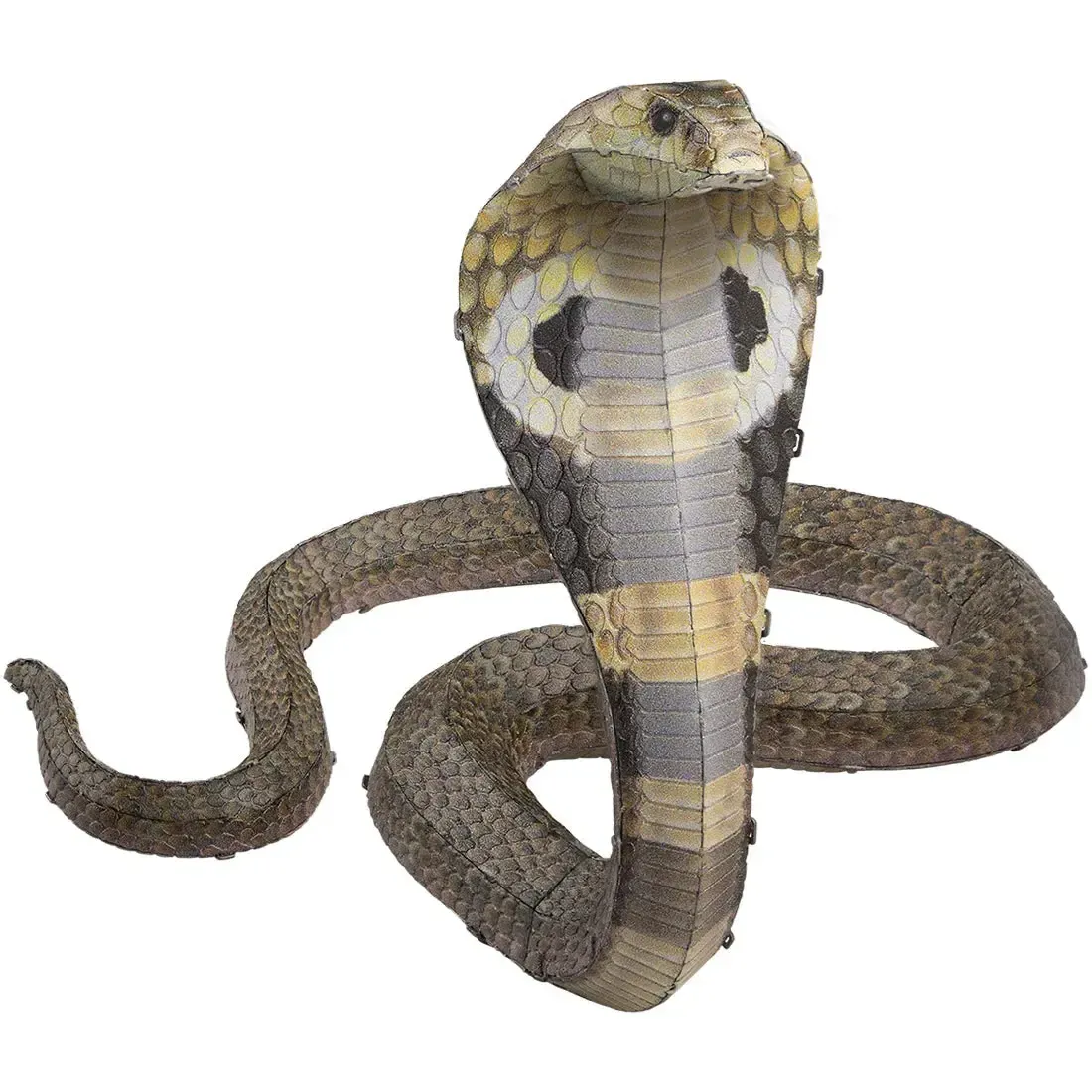 Cobra Snake Figure Model Kit (Steel, Moderate Difficulty) - Fascinations - Metal Earth Series - Image 2