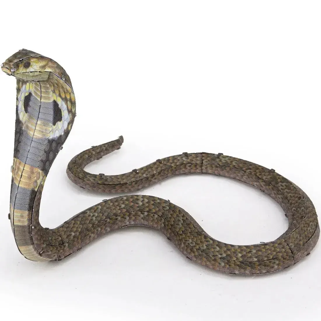 Cobra Snake Figure Model Kit (Steel, Moderate Difficulty) - Fascinations - Metal Earth Series - Image 4
