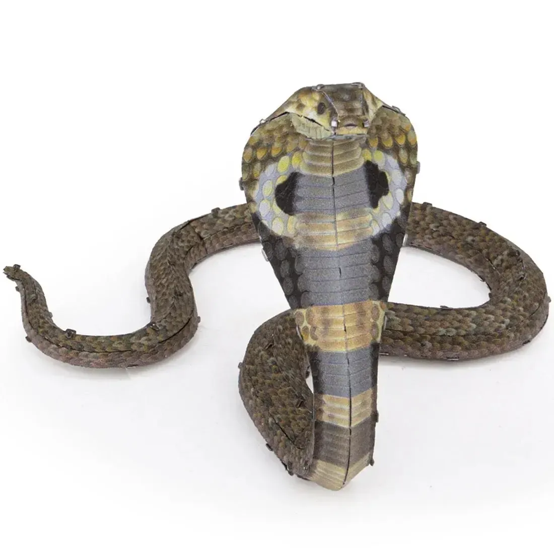 Cobra Snake Figure Model Kit (Steel, Moderate Difficulty) - Fascinations - Metal Earth Series - Image 8