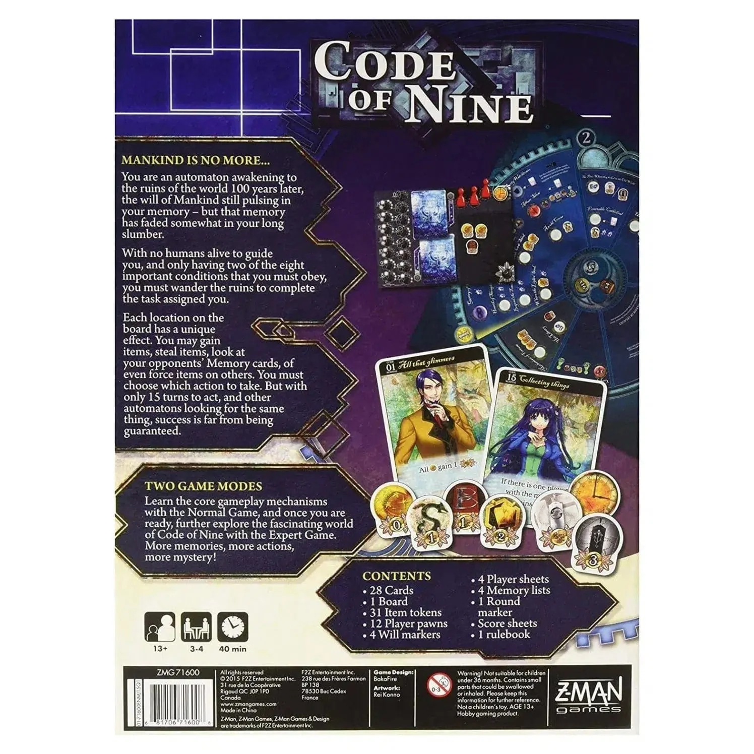 Code of Nine - Board Game - Z-Man Games - Image 9