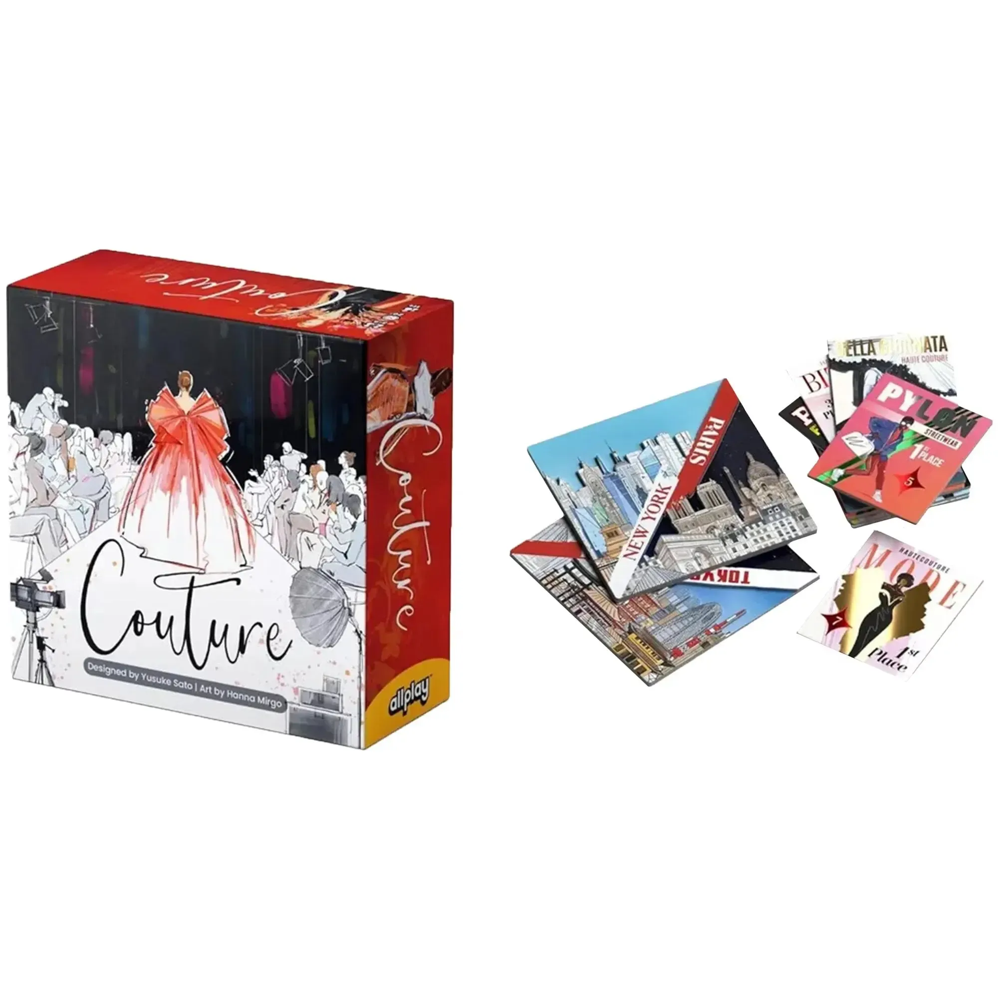 Couture - Competitive Fashion Board Game for Family, and Adults (3-6 Players, Ages 11+) - Allplay - Image 2
