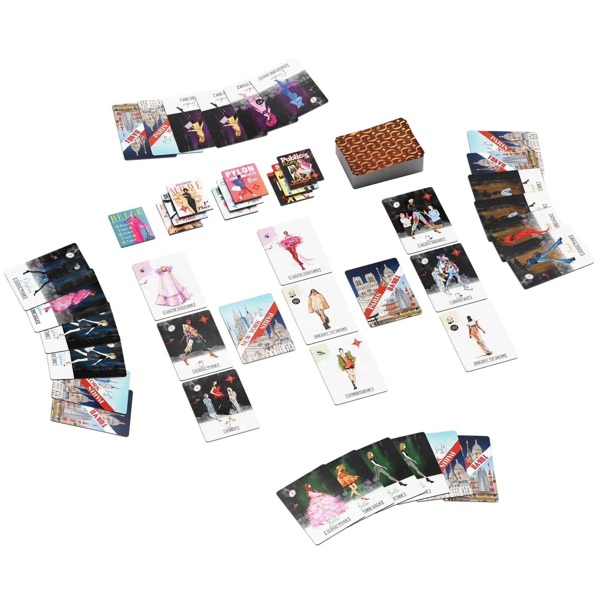 Couture - Competitive Fashion Board Game for Family, and Adults (3-6 Players, Ages 11+) - Allplay - Image 4