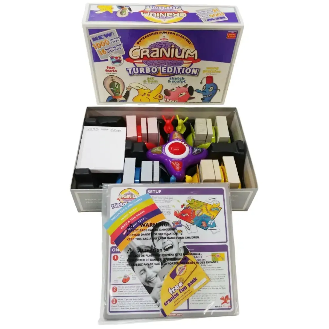Cranium: Turbo Edition - Party Trivia Board Game for Family, and Adults (4+ Players, Ages 12+) - Cranium - Image 2