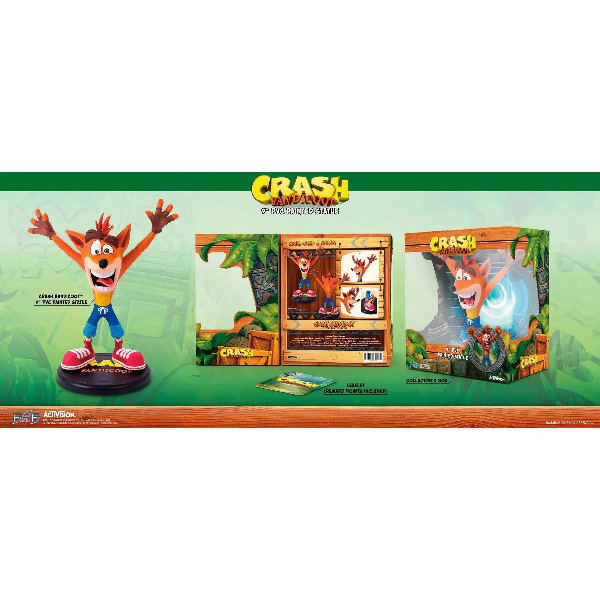 Crash Bandicoot - Arms Up Crash Figure (9") - First 4 Figures - Image 4