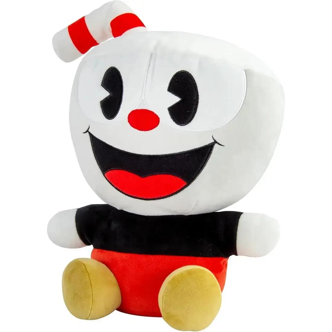 Cupman - Sitting Cuphead Large Plush (14") - Tomy - Club Mocchi Mocchi Series - Image 4