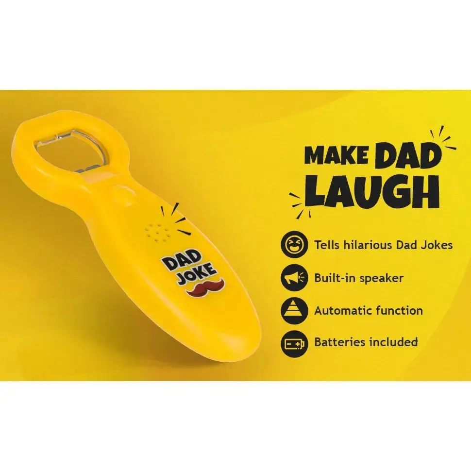 Dad Joke Bottle Opener | Funny Dad Jokes Gift for Dad | Fathers Day Gifts, Dad Birthday Gift from Daughter Son | Gag Gifts for Men, White Elephant Gifts for Adults - Image 4