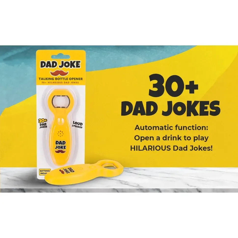 Dad Joke Bottle Opener | Funny Dad Jokes Gift for Dad | Fathers Day Gifts, Dad Birthday Gift from Daughter Son | Gag Gifts for Men, White Elephant Gifts for Adults - Image 5