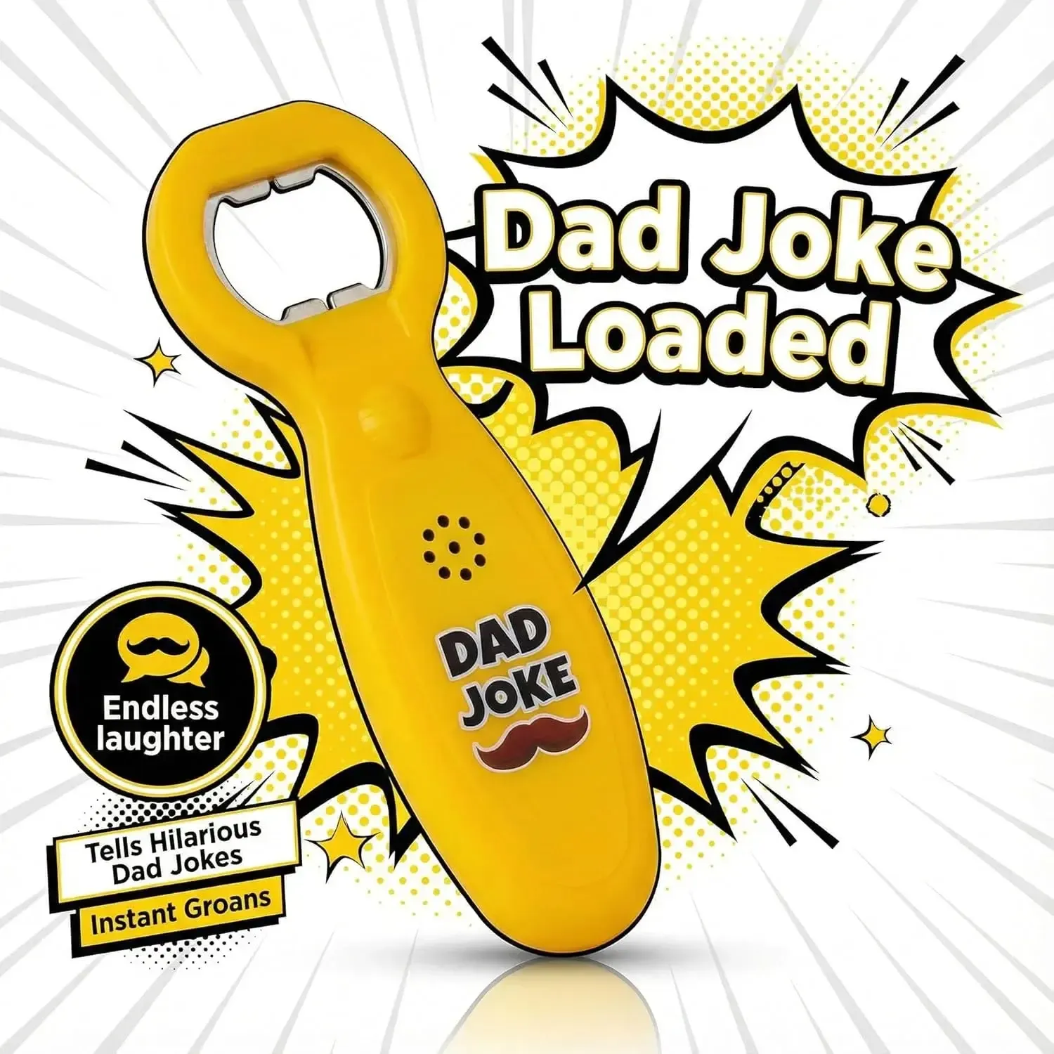 Dad Joke Bottle Opener | Funny Dad Jokes Gift for Dad | Fathers Day Gifts, Dad Birthday Gift from Daughter Son | Gag Gifts for Men, White Elephant Gifts for Adults - Image 8