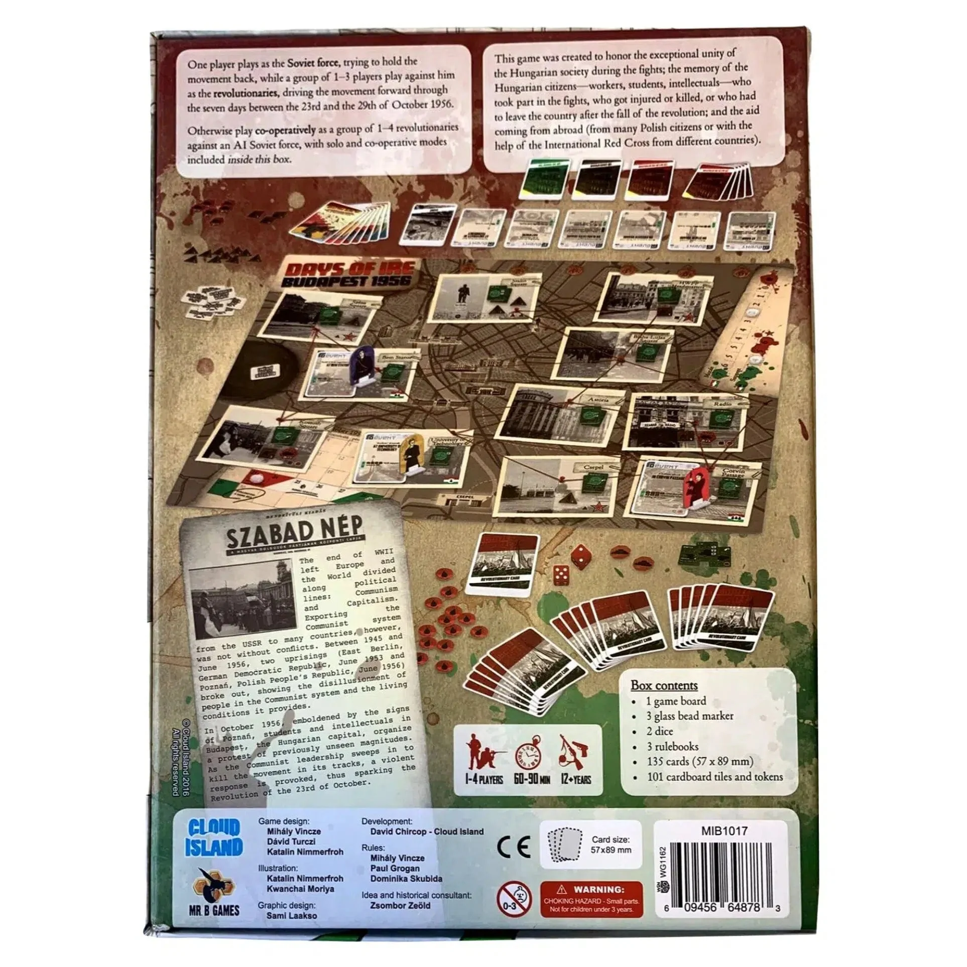 Days of Ire: Budapest 1956 - Board Game - Mighty Boards, Mr. B Games - Image 7
