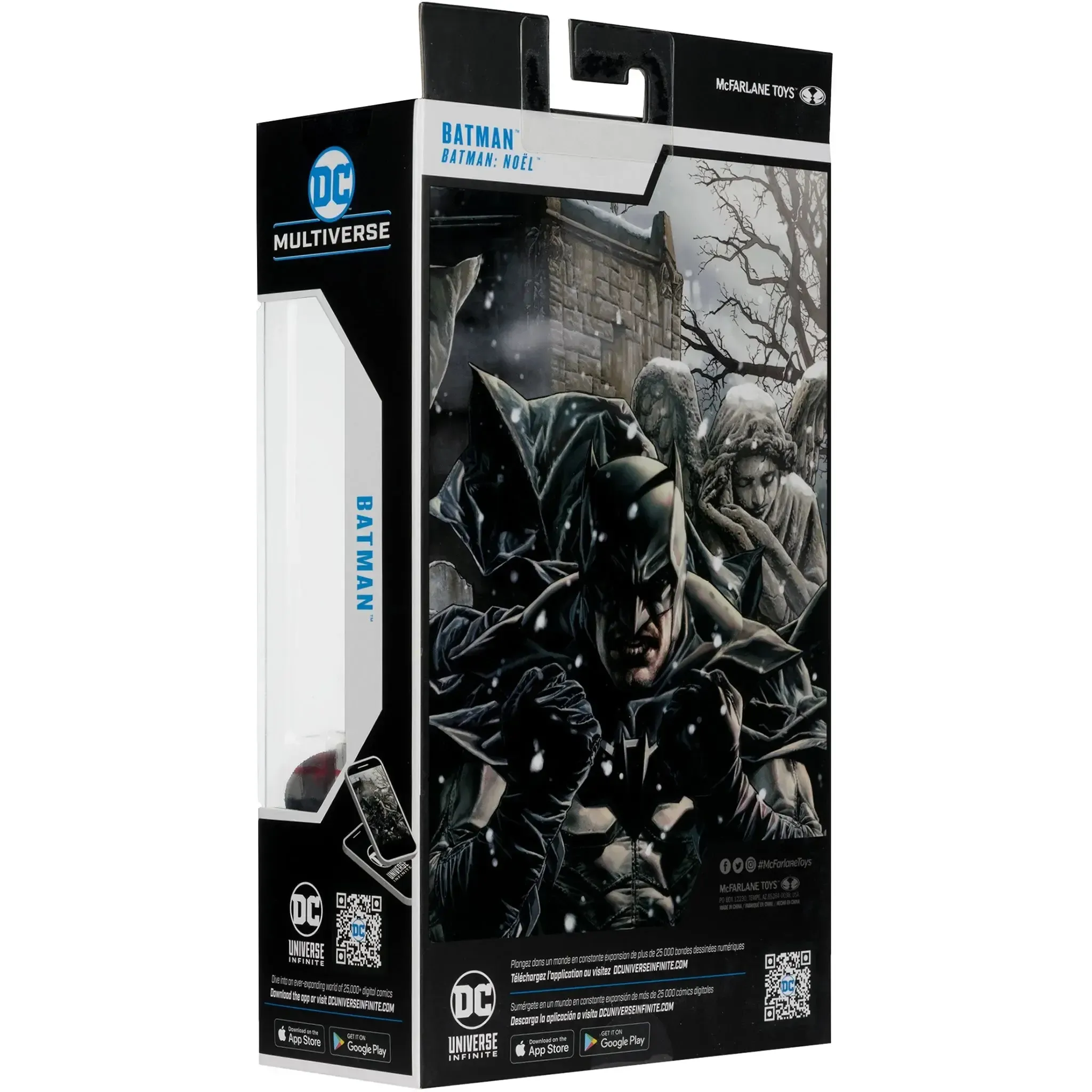 DC Comics [Batman: Noel] - Blue Suit Batman Action Figure (7.25") - McFarlane Toys - DC Multiverse Series, Platinum Edition (2024) - Image 3