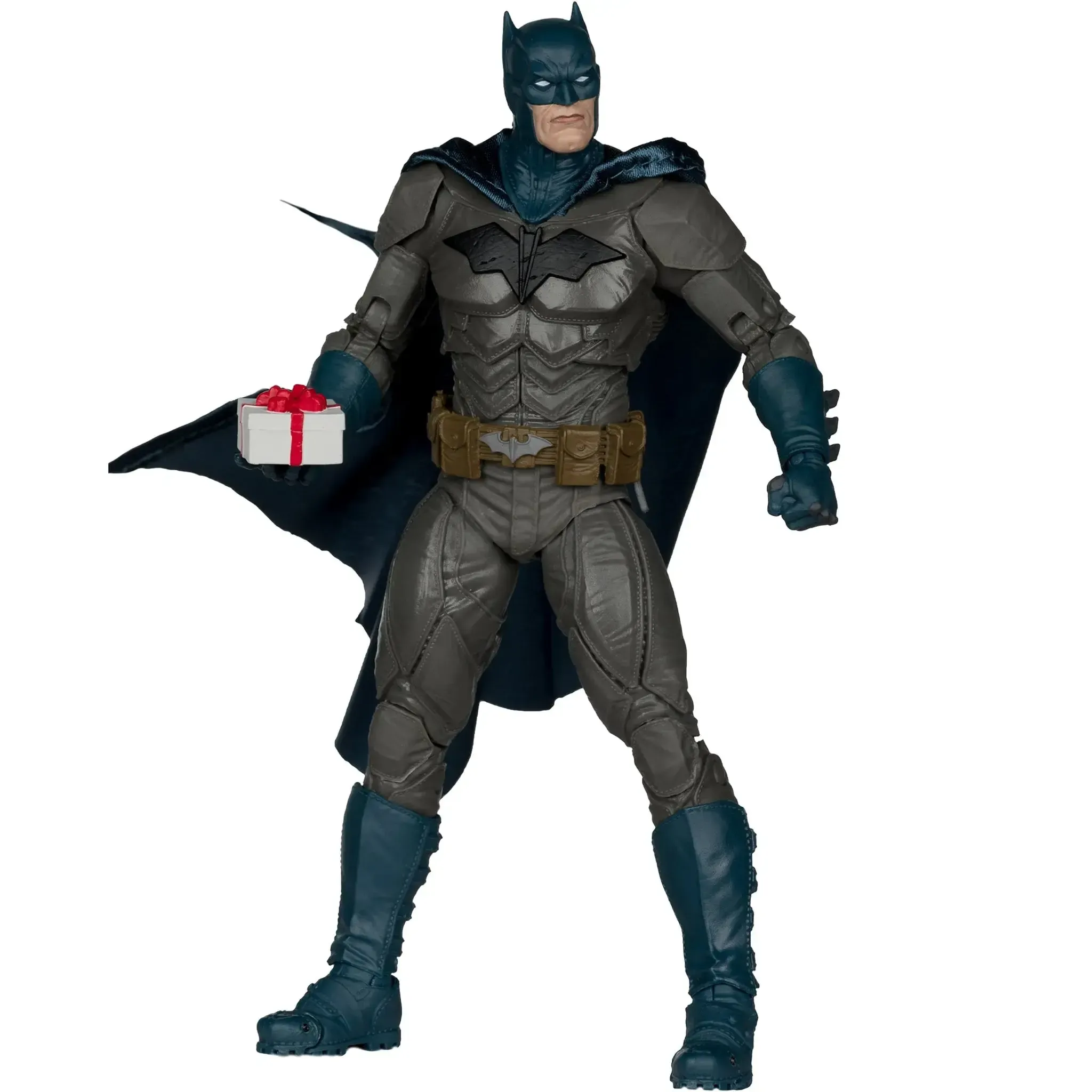 DC Comics [Batman: Noel] - Blue Suit Batman Action Figure (7.25") - McFarlane Toys - DC Multiverse Series, Platinum Edition (2024) - Image 4