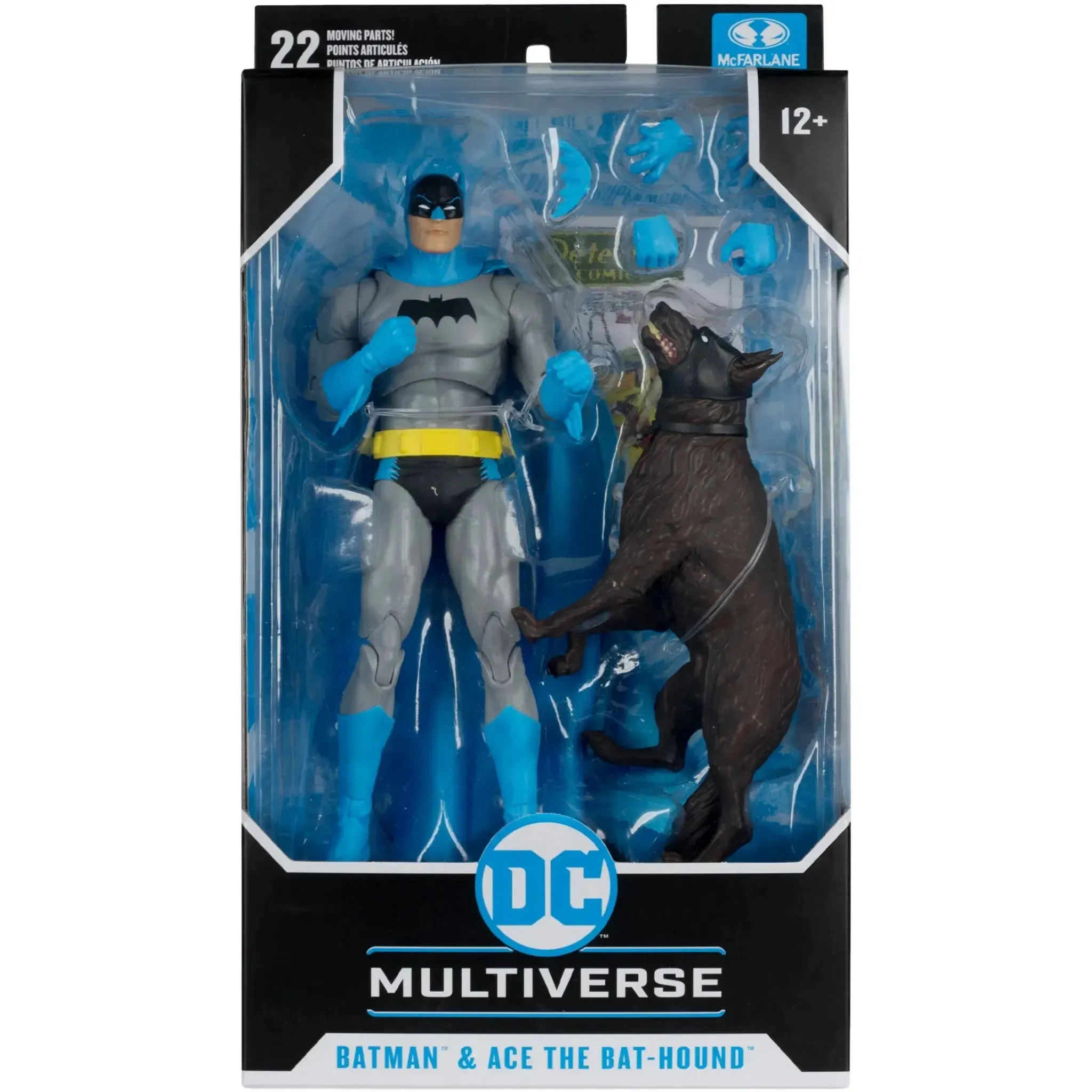DC Comics [Batman: Silver Age] - Batman & Ace the Bat-Hound Action Figure Set (7") - McFarlane Toys - DC Multiverse Series (2024)