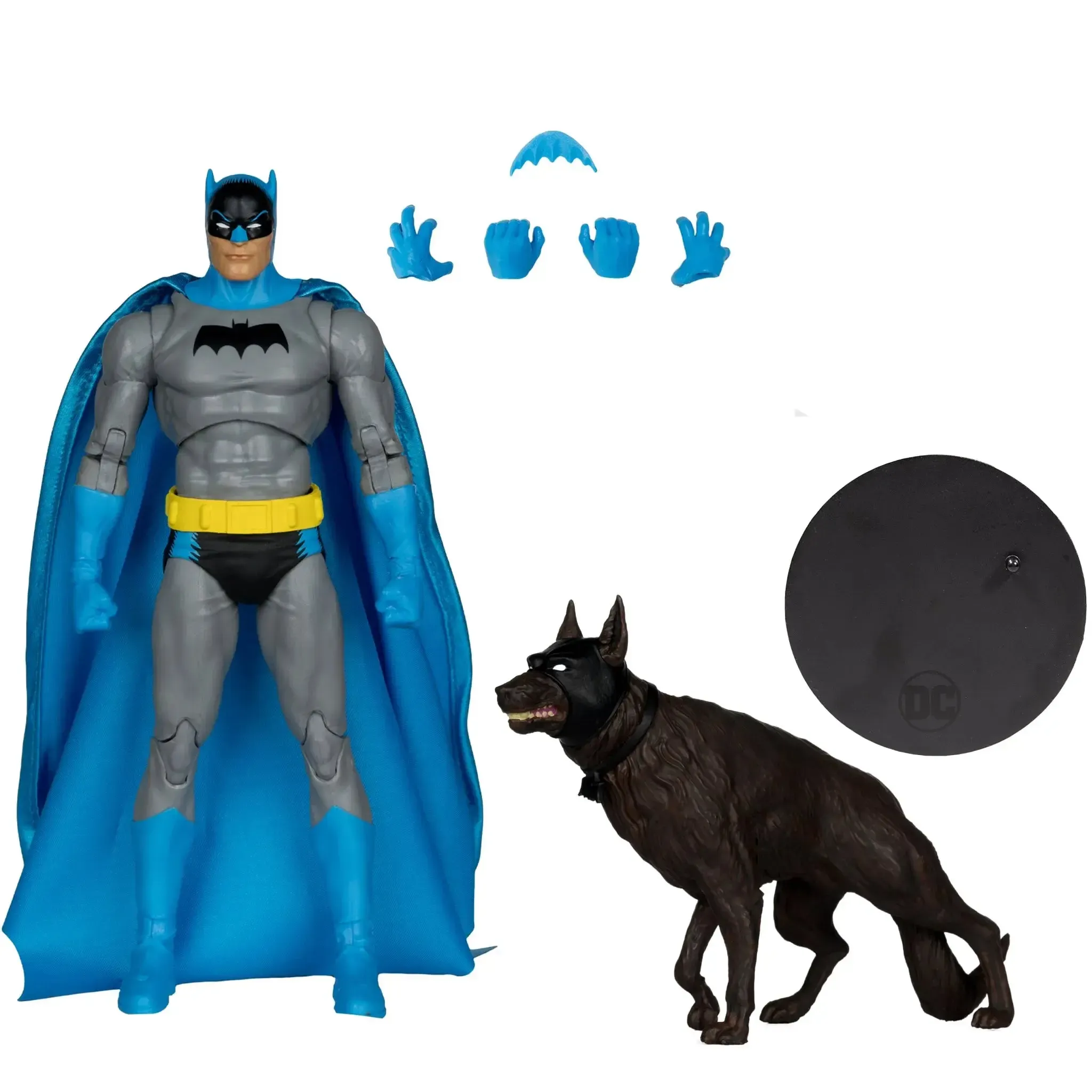DC Comics [Batman: Silver Age] - Batman & Ace the Bat-Hound Action Figure Set (7") - McFarlane Toys - DC Multiverse Series (2024) - Image 2
