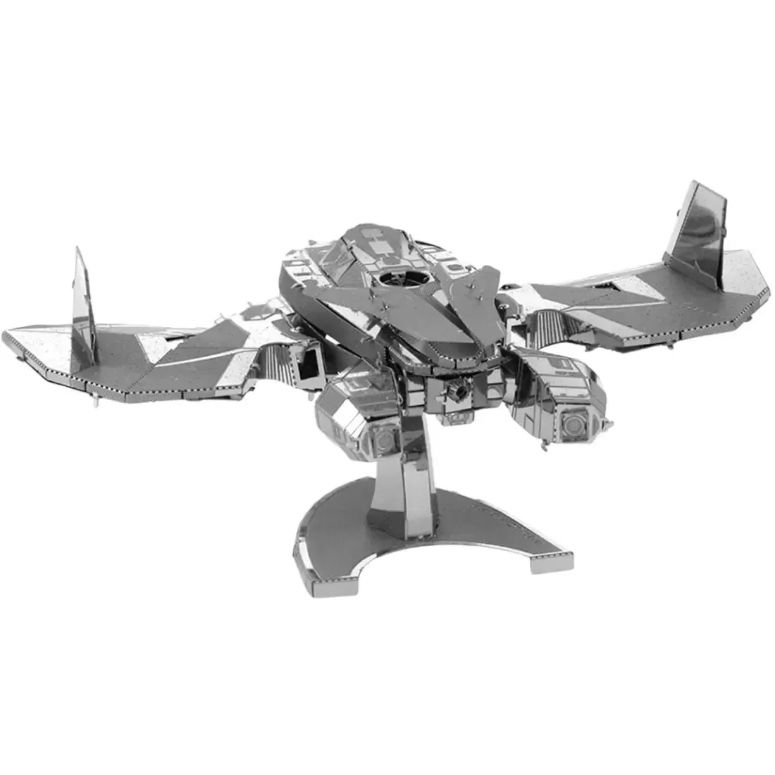DC Comics [Batman v. Superman: Dawn of Justice] - Batwing Ship Figure Model Kit (Steel, Challenging Difficulty) - Fascinations - Metal Earth Series - Image 3
