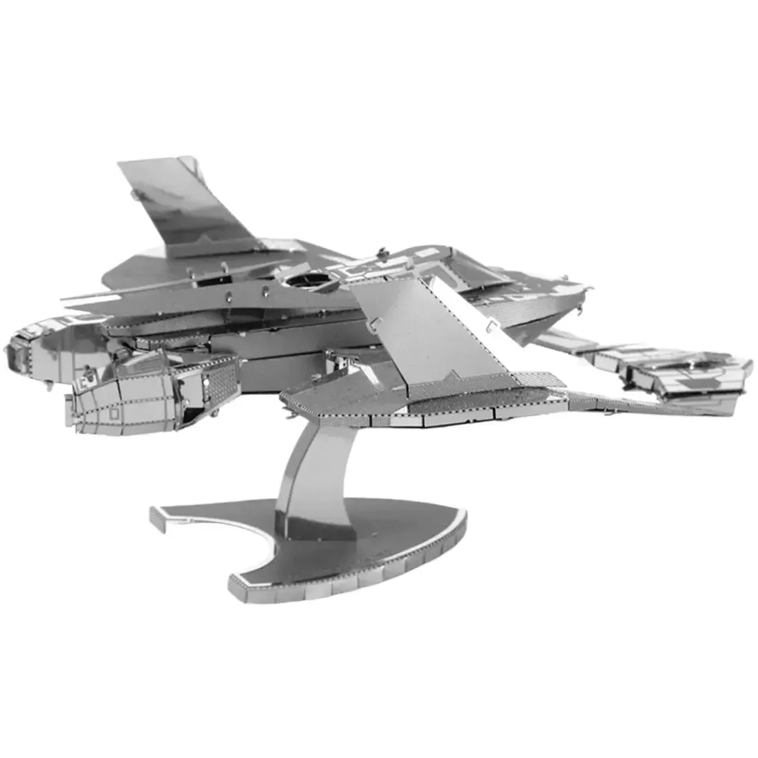 DC Comics [Batman v. Superman: Dawn of Justice] - Batwing Ship Figure Model Kit (Steel, Challenging Difficulty) - Fascinations - Metal Earth Series - Image 4