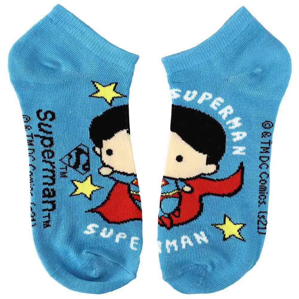 DC Comics: Justice League - Chibi Superheroes Ankle Socks (5 Pairs) - Bioworld - Image 2