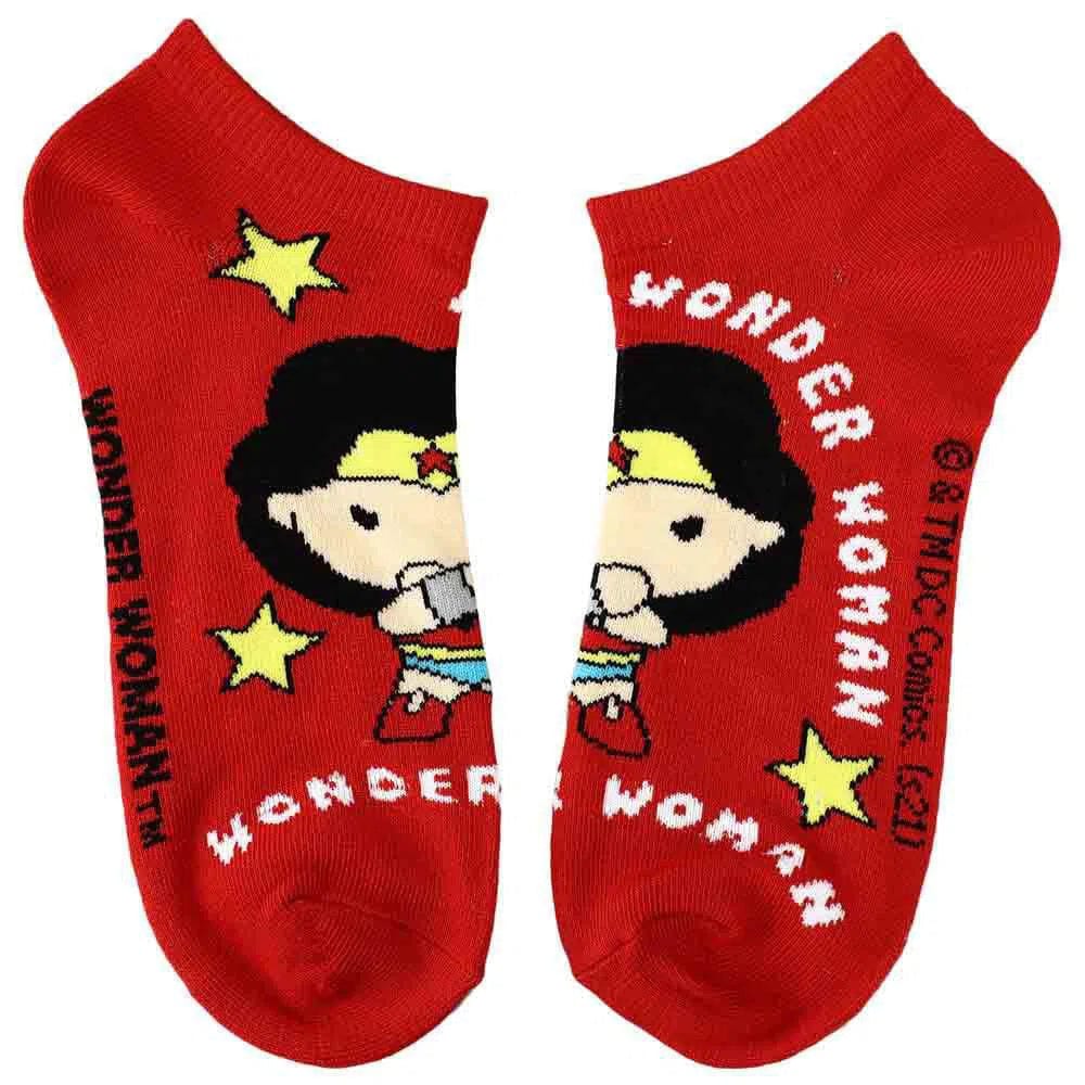 DC Comics: Justice League - Chibi Superheroes Ankle Socks (5 Pairs) - Bioworld - Image 3