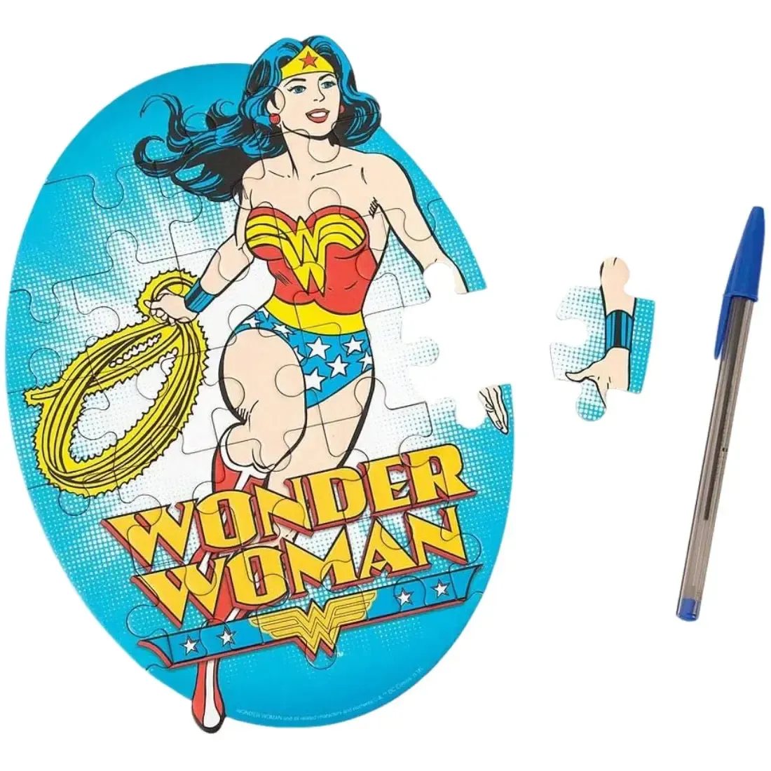 DC Comics - Retro Wonder Woman Mini Jigsaw Puzzle (24 Pieces) - Paper House Products - Playhouse Series - Image 3