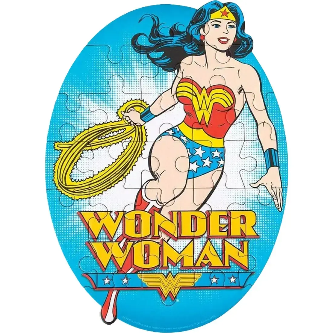 DC Comics - Retro Wonder Woman Mini Jigsaw Puzzle (24 Pieces) - Paper House Products - Playhouse Series - Image 4