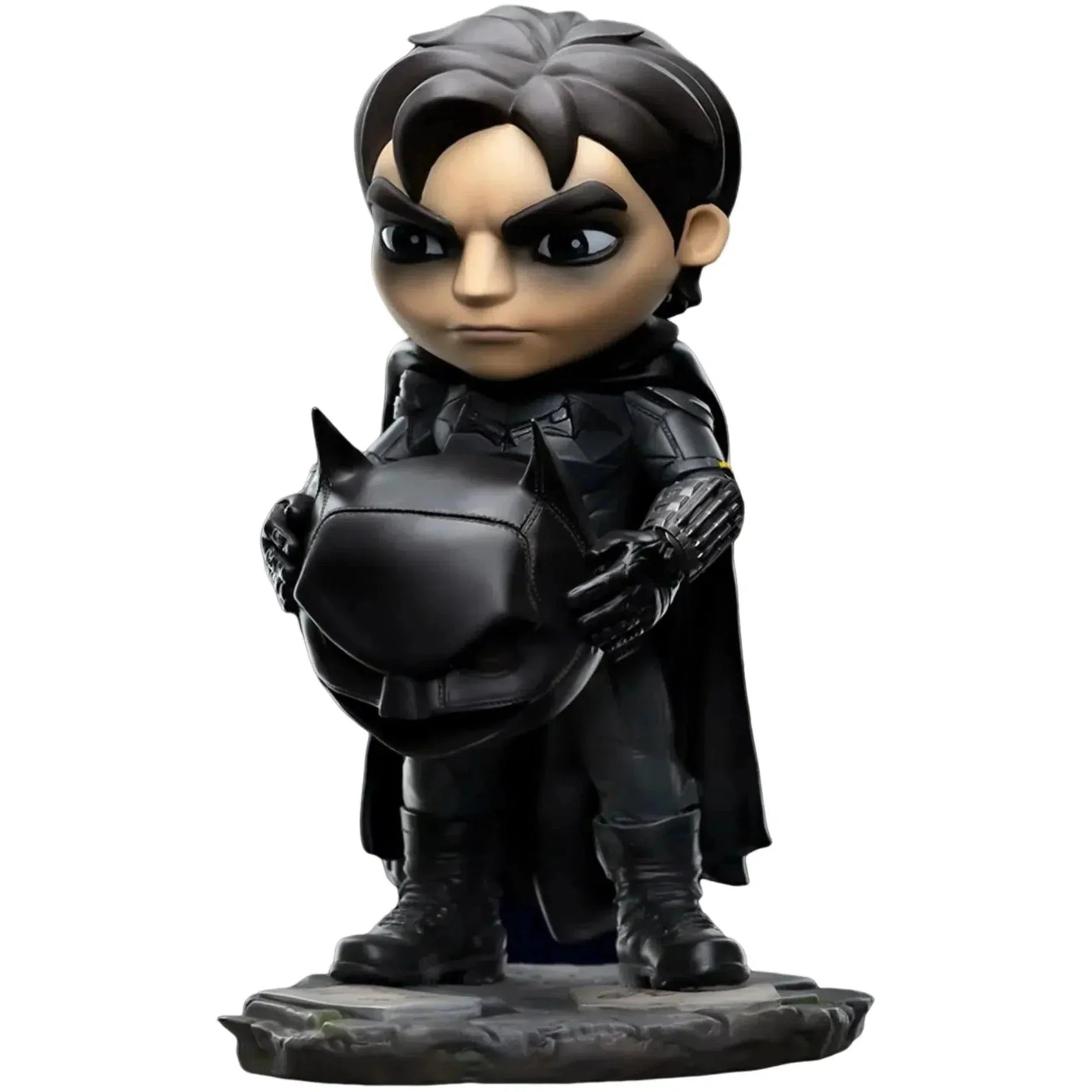 DC Comics: The Batman [Movie] - Batman Unmasked Figure - Iron Studios - MiniCo Series - Image 3