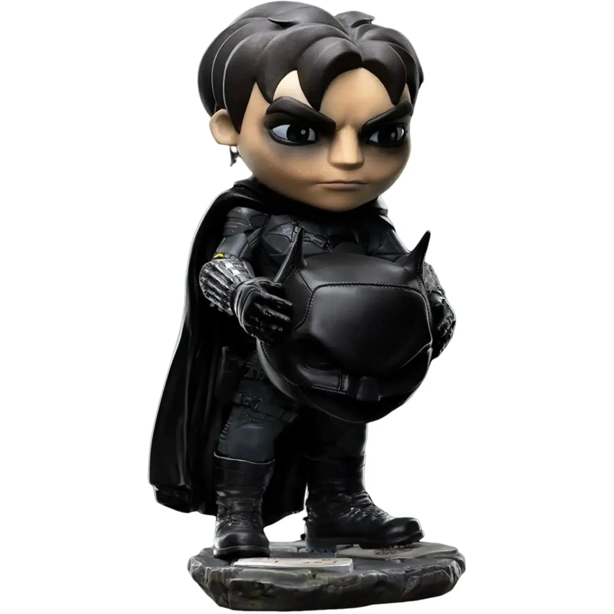 DC Comics: The Batman [Movie] - Batman Unmasked Figure - Iron Studios - MiniCo Series - Image 4